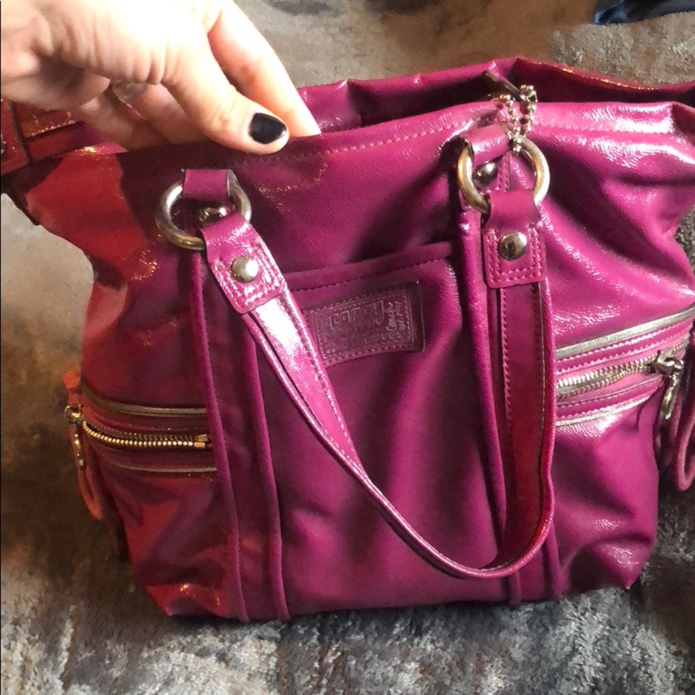 Coach Poppy Liquid Hand bag